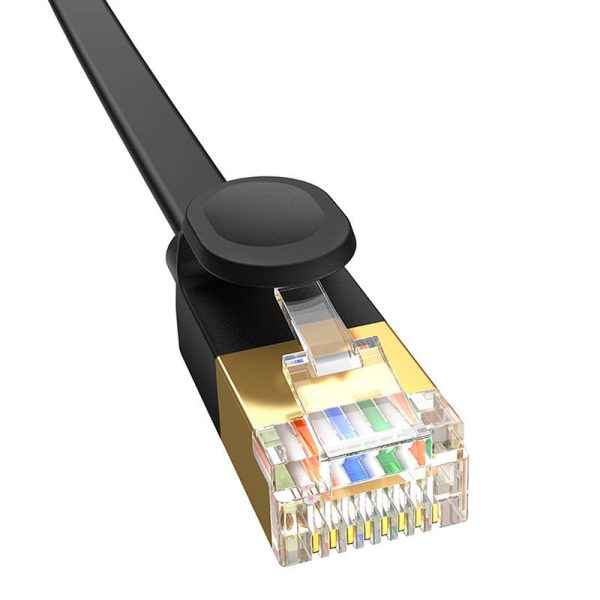 Baseus Cat 7 UTP Ethernet RJ45 Cable Flat 8 m black - Image 6