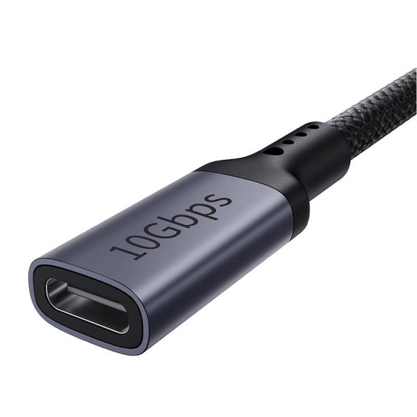 Baseus High Definition extension cable USB-C Male to Female 10Gbps, 0,5m (black) - Image 6