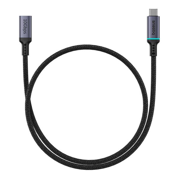 Baseus High Definition extension cable USB-C Male to Female 10Gbps, 0,5m (black) - Image 2