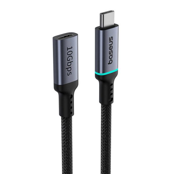 Baseus High Definition extension cable USB-C Male to Female 10Gbps, 0,5m (black) - Image 3