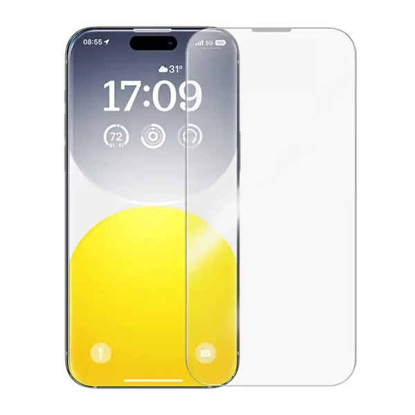Diamond Tempered Glass Baseus 0.3mm for iPhone 15 - Image 2