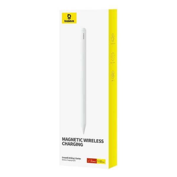 Active stylus Baseus Smooth Writing Series with wireless charging (White) - Image 3