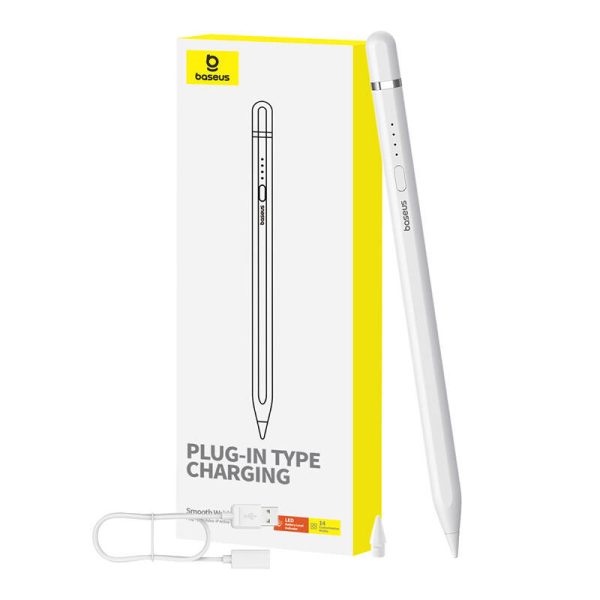 Active stylus Baseus Smooth Writing Series with wireless charging, lightning (White) - Image 5