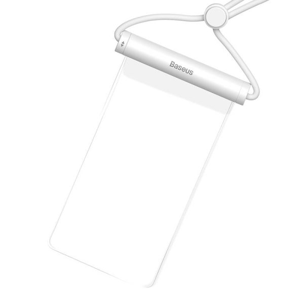 Waterproof phone case Baseus AquaGlide with Cylindrical Slide Lock (white) - Image 2