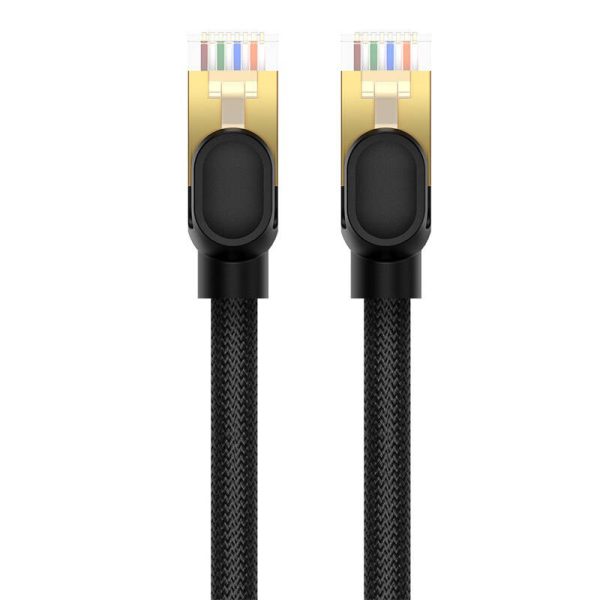 Network cable cat.8 Baseus Ethernet RJ45, 40Gbps, 8m (black) - Image 4
