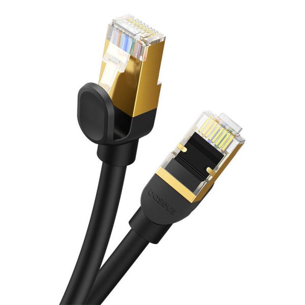 Network cable cat.8 Baseus Ethernet RJ45, 40Gbps, 8m (black) - Image 5