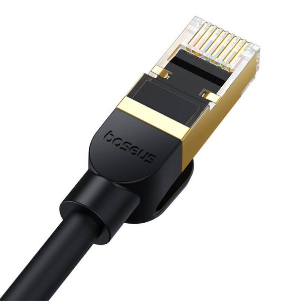 Network cable cat.8 Baseus Ethernet RJ45, 40Gbps, 8m (black) - Image 6