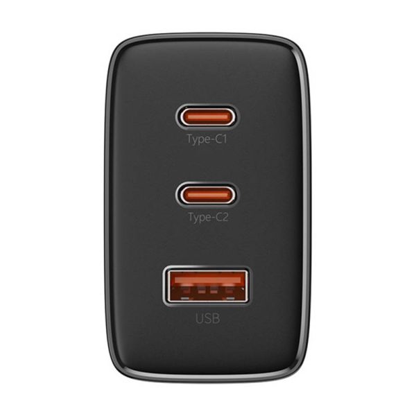Wall charger Baseus OS-Cube Pro 2xUSB-C + USB, 65W (black) - Image 3