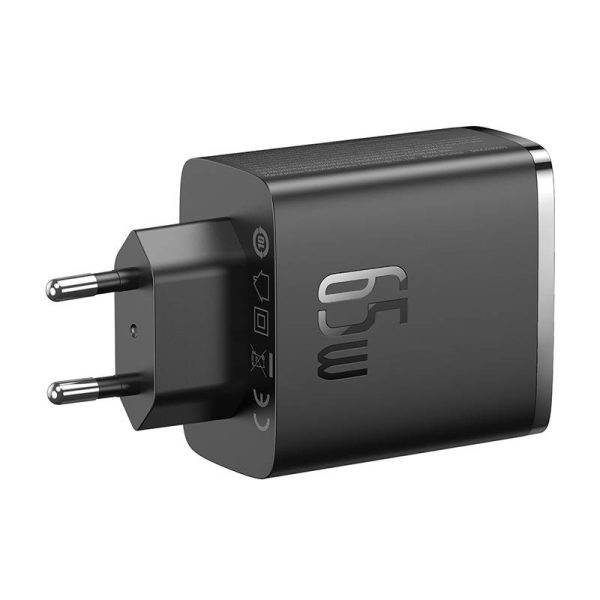 Wall charger Baseus OS-Cube Pro 2xUSB-C + USB, 65W (black) - Image 4