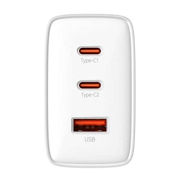 Wall charger Baseus OS-Cube Pro 2xUSB-C + USB, 65W (white) - Image 5
