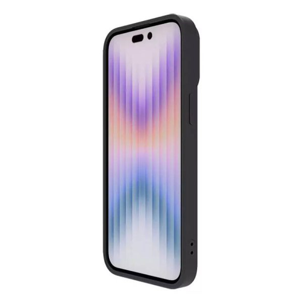 Nillkin CamShield Silky Silicone case for iPhone 15 Pro  (classic black)) - Image 4