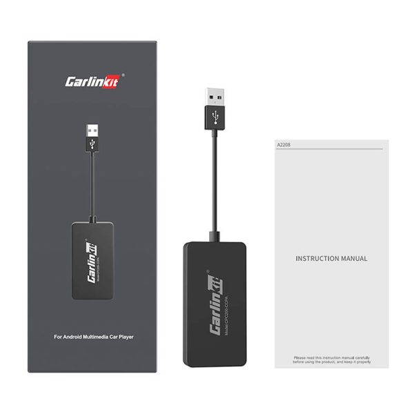 Carlinkit CCPA wireless adapter Apple Carplay/Android Auto (black) — изображение 4