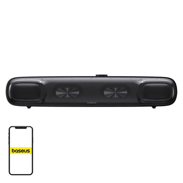 Mini Soundbar Baseus AeQur DS10 with battery (black)