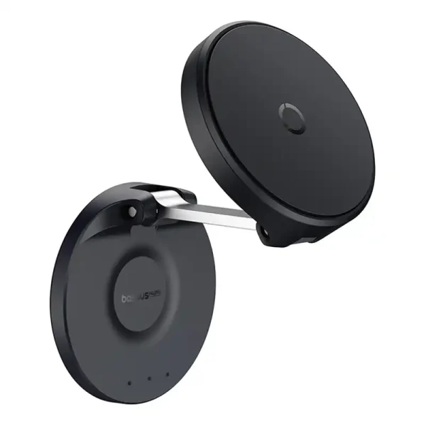 Magnetic Desktop Phone Stand Baseus MagPro self-adhesive (black) - Image 4