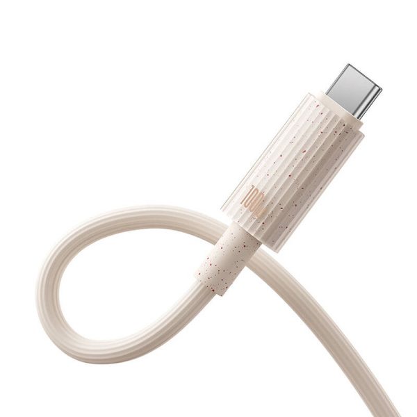 Fast Charging cable Baseus USB-C to USB-C Habitat Series 1m 100W (pink) - Image 3