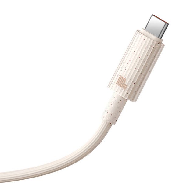 Fast Charging cable Baseus USB-C to USB-C Habitat Series 2m 100W (pink) - Image 5