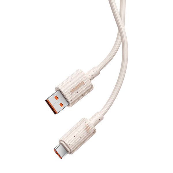 Fast Charging cable Baseus USB to USB-C Habitat Series 1m 100W (pink) — изображение 4