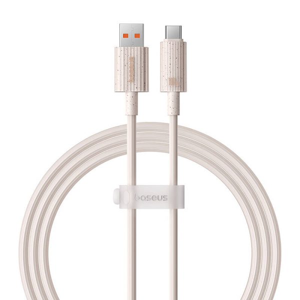 Fast Charging cable Baseus USB to USB-C Habitat Series 1m 100W (pink) — изображение 2