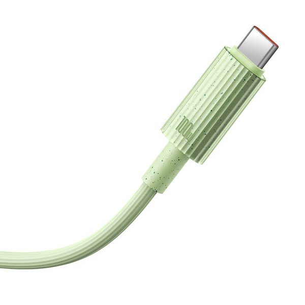 Fast Charging cable Baseus USB to USB-C Habitat Series 1m 100W (green) - Image 5