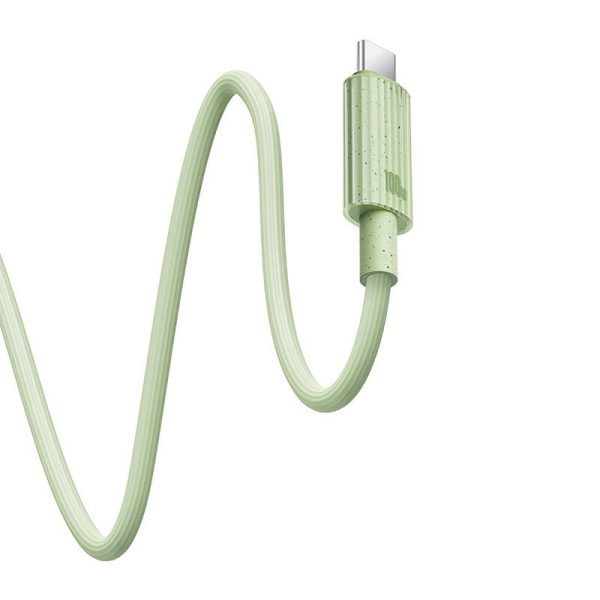 Fast Charging cable Baseus USB to USB-C Habitat Series 1m 100W (green) - Image 6