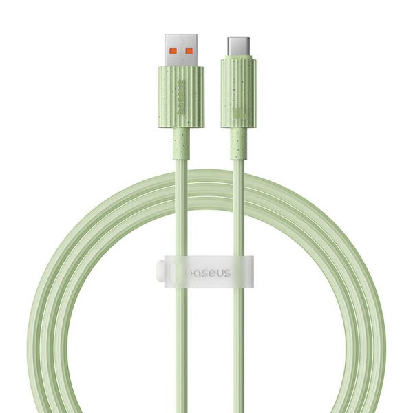 Fast Charging cable Baseus USB to USB-C Habitat Series 1m 100W (green) - Image 2