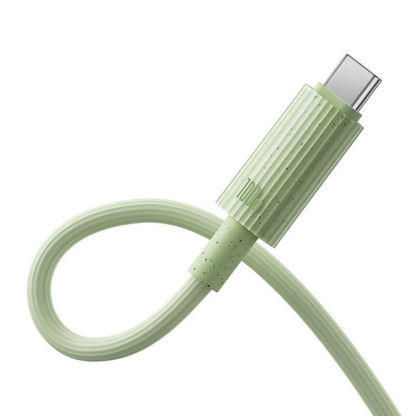 Fast Charging cable Baseus USB to USB-C Habitat Series 1m 100W (green) - Image 3