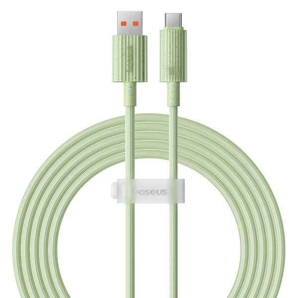 Fast Charging cable Baseus USB to USB-C Habitat Series 2m 100W (green) — изображение 2