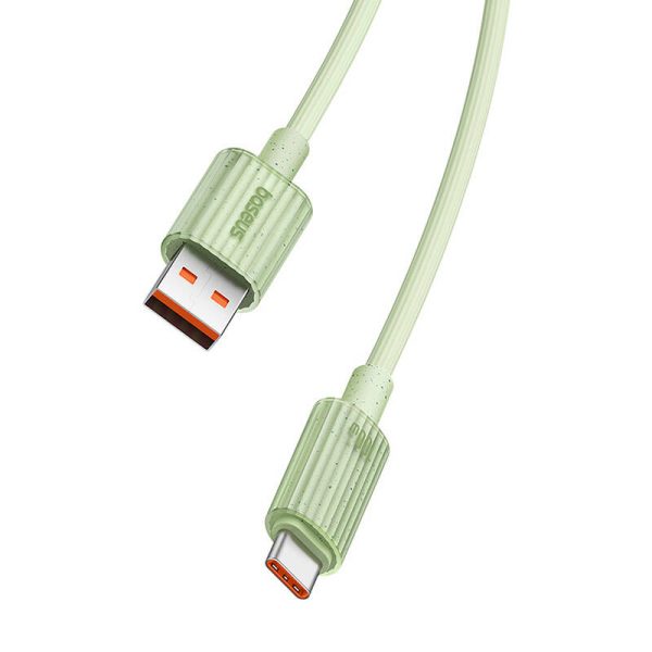 Fast Charging cable Baseus USB to USB-C Habitat Series 2m 100W (green) — изображение 6
