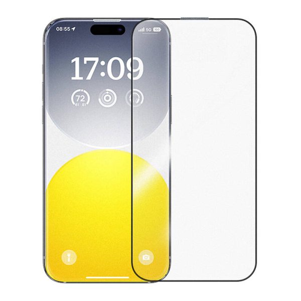 Tempered Glass Baseus Crystalline Anti-Glare iPhone 15 Plus - Image 2