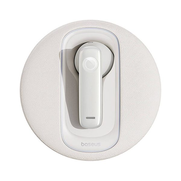 Smart wireless earpiece for car Baseus  CM10 (white) - Image 3