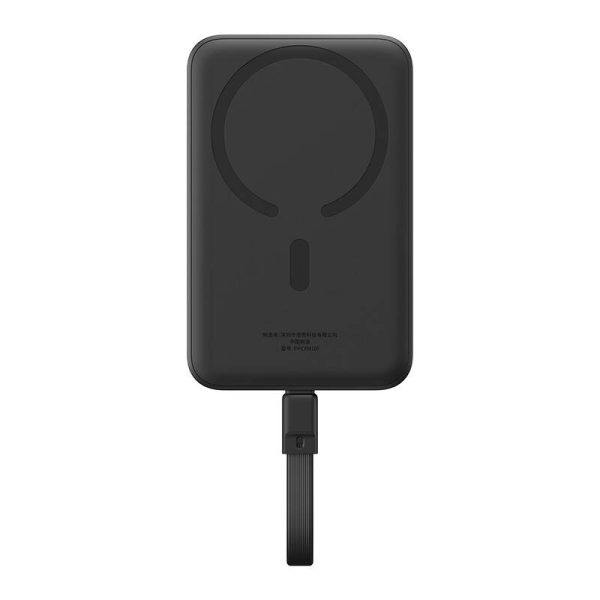 Powerbank Baseus Magnetic Mini 10000mAh, USB-C 30W MagSafe (black) - Image 5