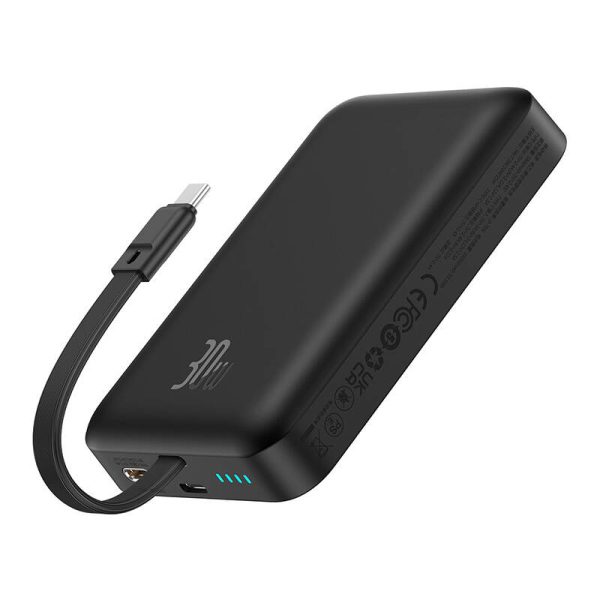 Powerbank Baseus Magnetic Mini 10000mAh, USB-C 30W MagSafe (black) - Image 3