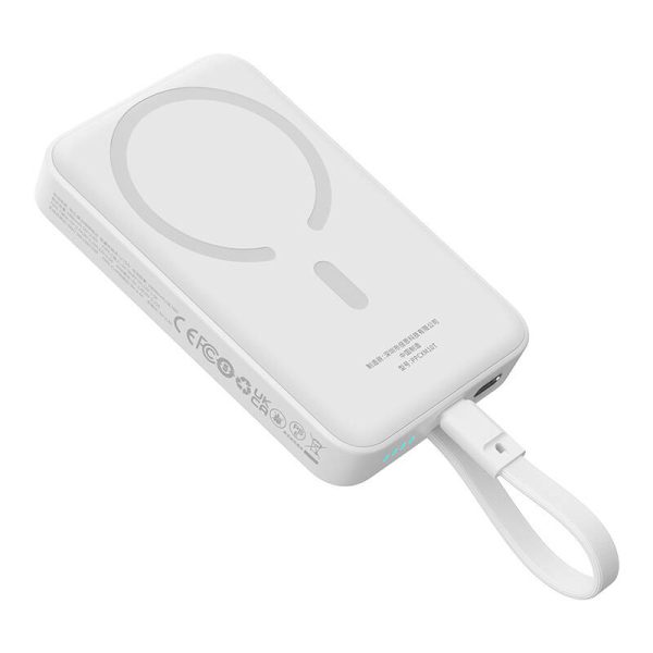 Powerbank Baseus Magnetic Mini 10000mAh, USB-C 30W MagSafe (white) - Image 6
