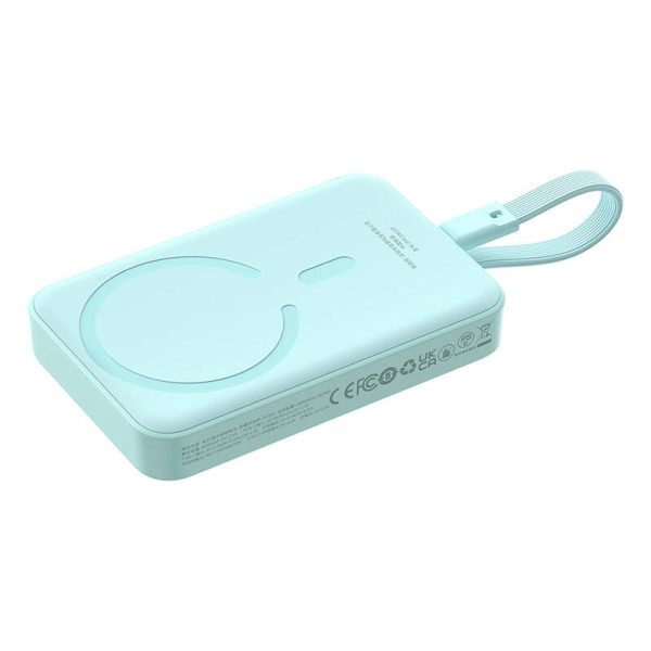 Powerbank Baseus Magnetic Mini 10000mAh, USB-C 30W MagSafe (blue) - Image 2