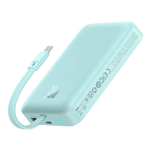 Powerbank Baseus Magnetic Mini 10000mAh, USB-C 30W MagSafe (blue) - Image 5