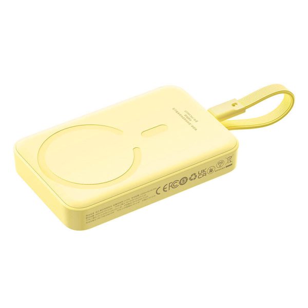 Powerbank Baseus Magnetic Mini 10000mAh 30W MagSafe (yellow) - Image 2