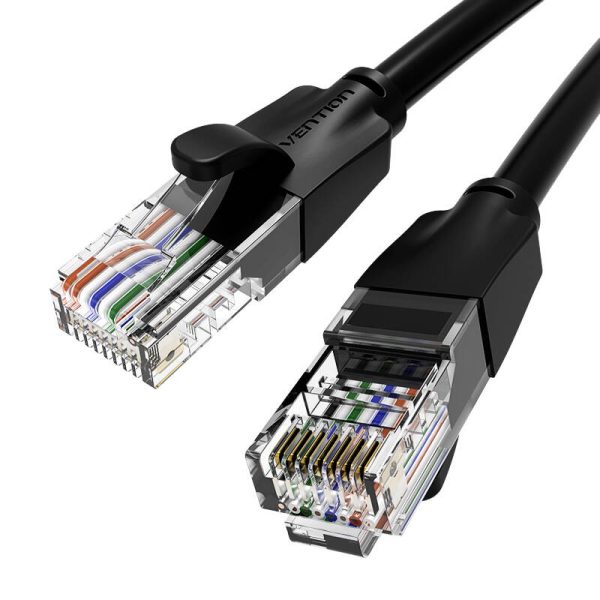 Kabel sieciowy UTP CAT6 Vention IBEBK RJ45 Ethernet 1000Mbps 8m czarny - Image 6