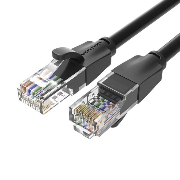Kabel sieciowy UTP CAT6 Vention IBEBL RJ45 Ethernet 1000Mbps 10m czarny - Image 2