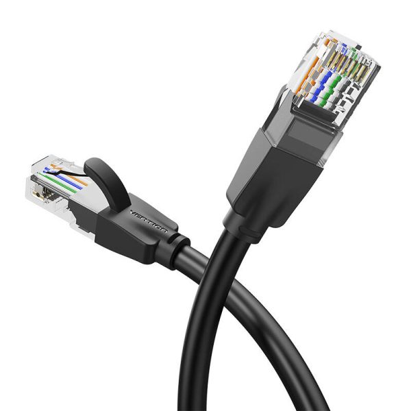 Kabel sieciowy UTP CAT6 Vention IBEBL RJ45 Ethernet 1000Mbps 10m czarny - Image 5