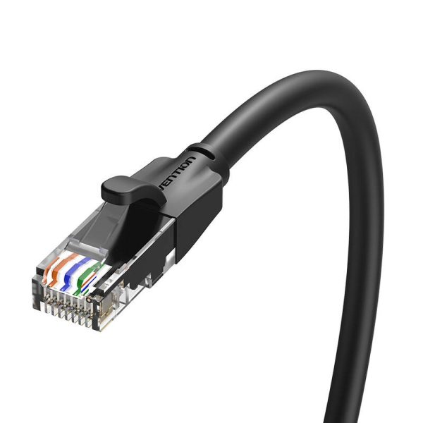 Kabel sieciowy UTP CAT6 Vention IBEBL RJ45 Ethernet 1000Mbps 10m czarny - Image 3