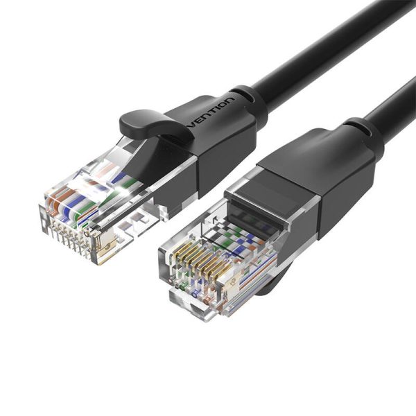 Kabel sieciowy UTP CAT6 Vention IBEBN RJ45 Ethernet 1000Mbps 15m czarny - Image 2