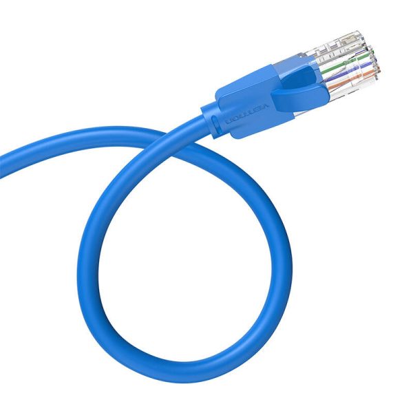 Network Cable UTP CAT6 Vention IBELG RJ45 Ethernet 1000Mbps 1.5m Blue - Image 4