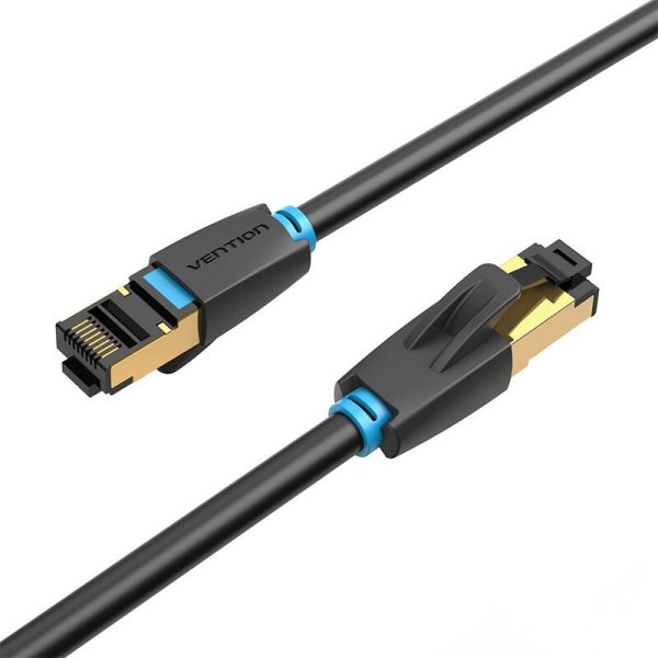 Network Cable CAT8 SFTP Vention IKABI RJ45 Ethernet 40Gbps 3m Black - Image 4