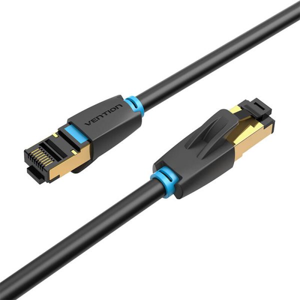 Network cable CAT8 SFTP Vention IKABQ RJ45 Ethernet 40Gbps 20m Black - Image 2