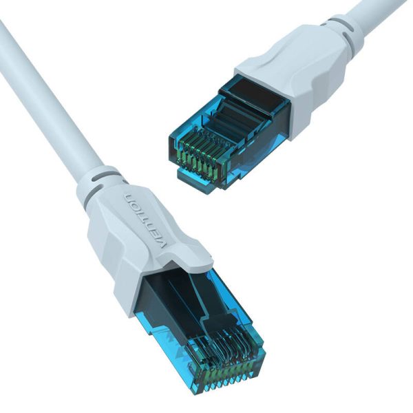 Kabel sieciowy UTP CAT5E Vention VAP-A10-S1500 RJ45 Ethernet 100Mbps 15m niebieski - Image 2