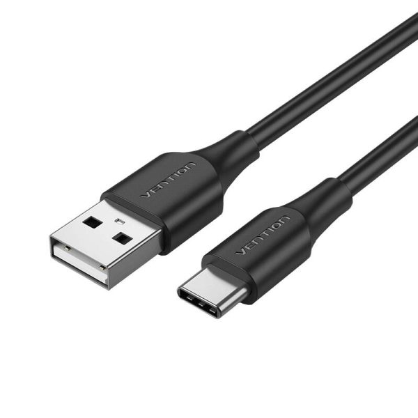 USB 2.0 to USB-C cable Vention CTHBD 3A, 0.5m black - Image 4