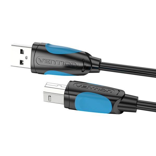 USB 2.0 A to USB-B printer cable Vention VAS-A16-B100 1m Black - Image 5