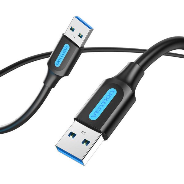 USB 3.0 cable Vention CONBH 2A 2m Black PVC - Image 2