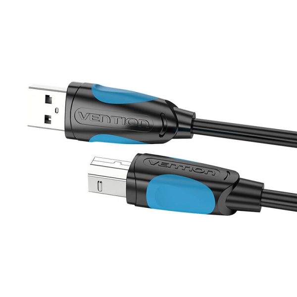 Printer Cable USB 2.0 A do USB-B Vention VAS-A16-B1000 10m Black - Image 3