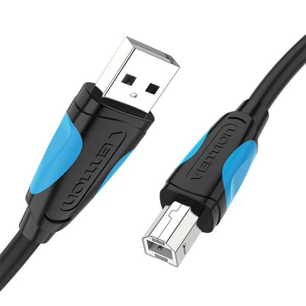 Printer Cable USB 2.0 A do USB-B Vention VAS-A16-B1000 10m Black - Image 4